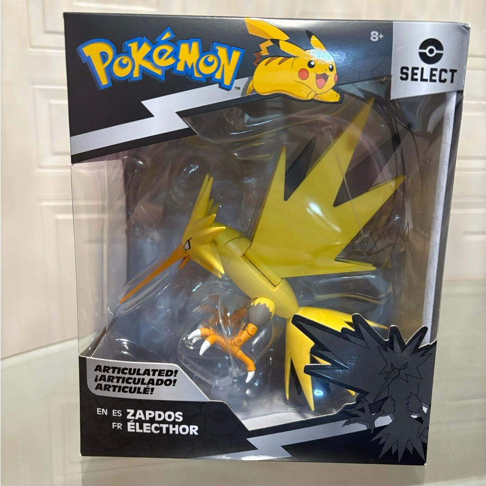 Jazwares Pokémon 6" Inch Articulated Zapdos Select Figure Wave 2
